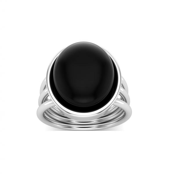 Bague onyx argent Sweden